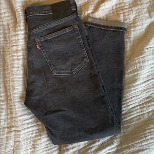 VINTAGE BLACK LEVI MOM BOYFRIEND JEANS